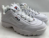 Fila Men's Strada Disruptor II Sneakers White US 14 Lace-up Shoes Lightweight