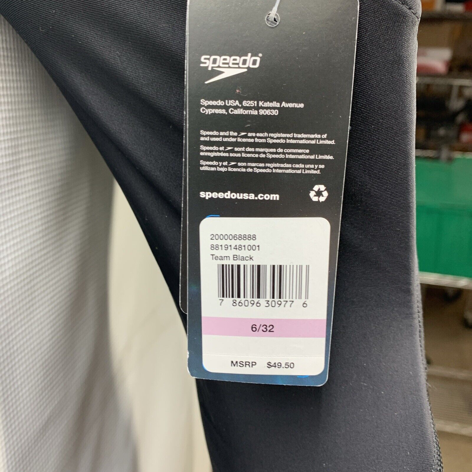 Speedo Competitive Black 1-Piece ProLT Super Pro Swimsuit Women Sz 6/32 Swimwear