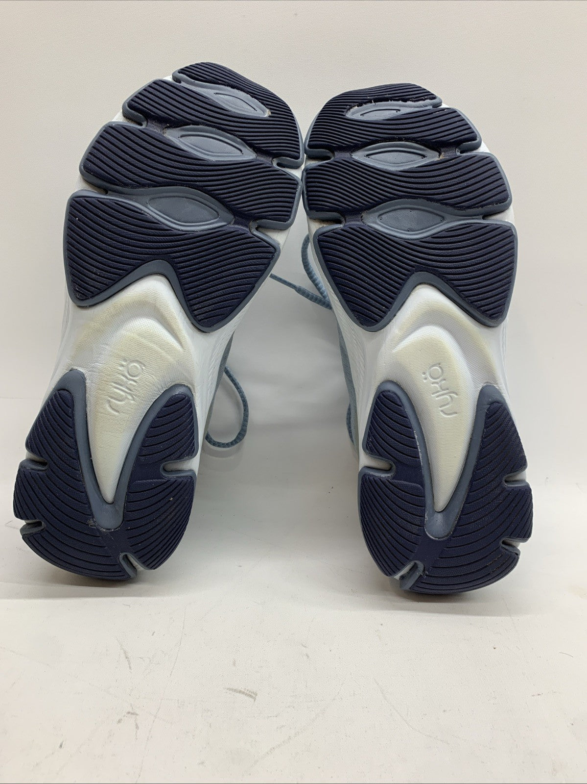 Ryka Women's Devotoin X Max WalkingRunning  Shoe US Size 7W Blue Lace-up Sneaker