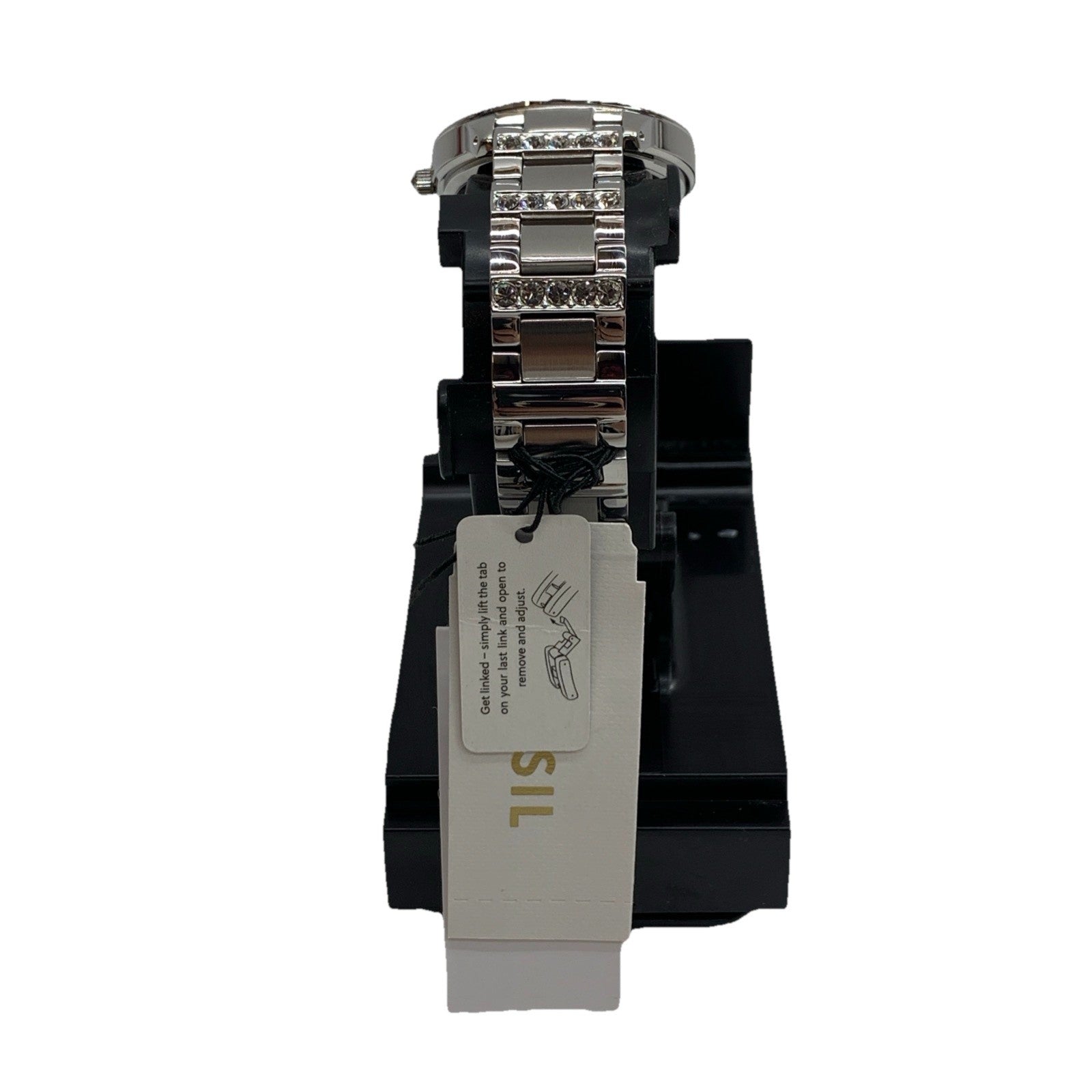 Fossil Jesse ES2362 Stainless Steel Wrist Watch Round Silver-tone Band for Women