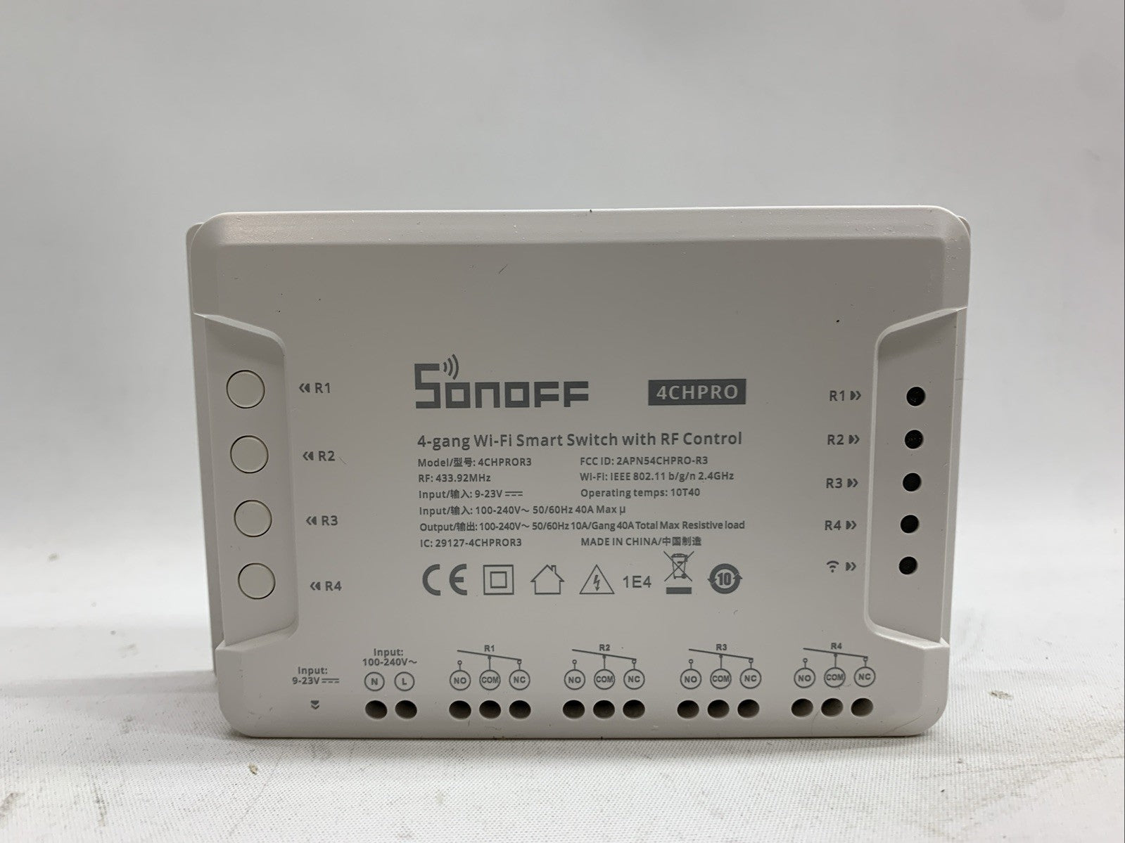 Sonoff 4CH PRO R3 4 Way Wi-Fi Smart Switch Wireless 433MHZ RF APP Remote Control
