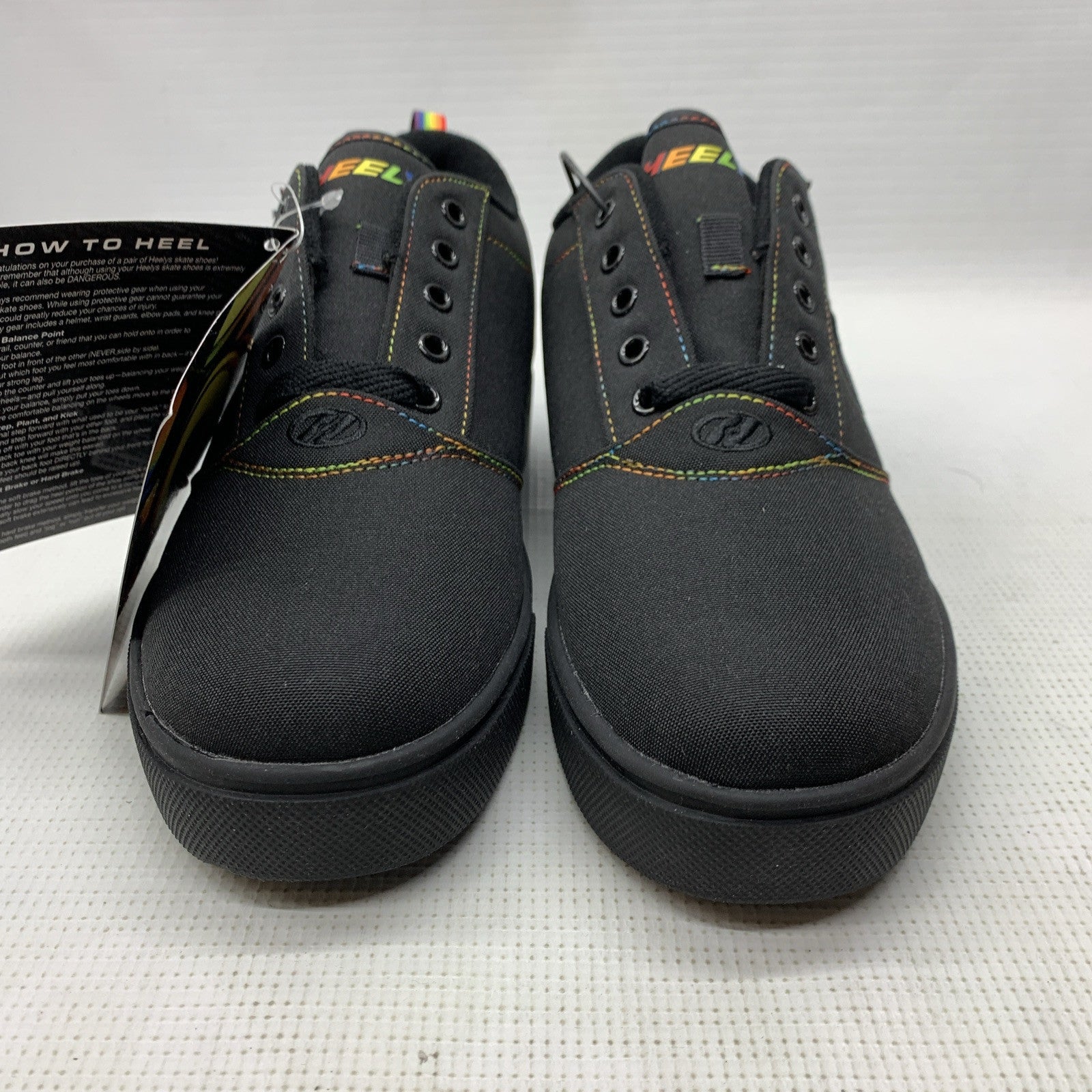 HEELYS Unisex-Child Pro 20 Rainbow Wheel Heel Shoe Little Big Kid/Adult Size 7