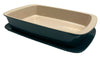 Larder & Vine Ceramic Rectangular Baking Dish with Serving Tray Baking Dish