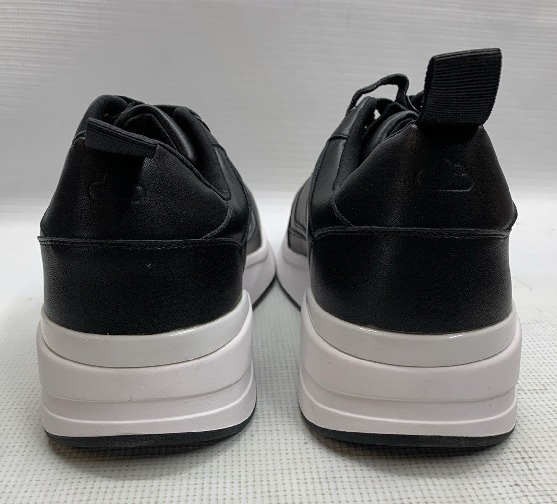 Project Cloud Men Shoe Kurt.A Black/White Size 9 Lace-up Walking Sneaker Casual
