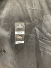 Van Heusen Black Button Up Stain Shield Big Fit Stretch Shirt Mens Size 22 34/35