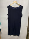 R&M Richards Short Mother of The Bride Formal Dress Size PXL Navy 8271P 2 Piece