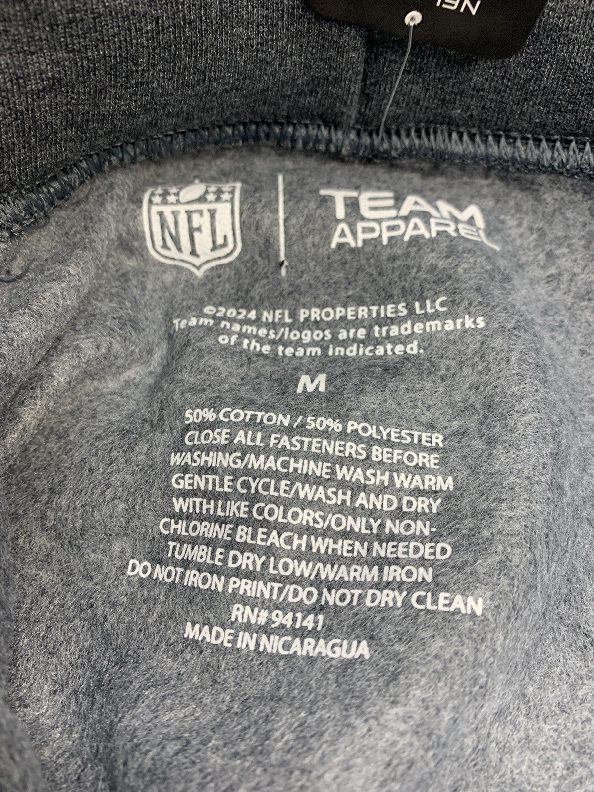 Detroit Lions Team Fan Apparel NFL Adult Gameday Hooded Sweatshirt Long Sleeve M