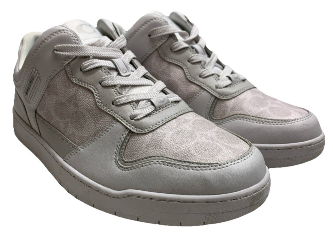 COACH Women’s C201 CR937 Sneakers 11.5D Optic White Lace-up Shoes for Walking