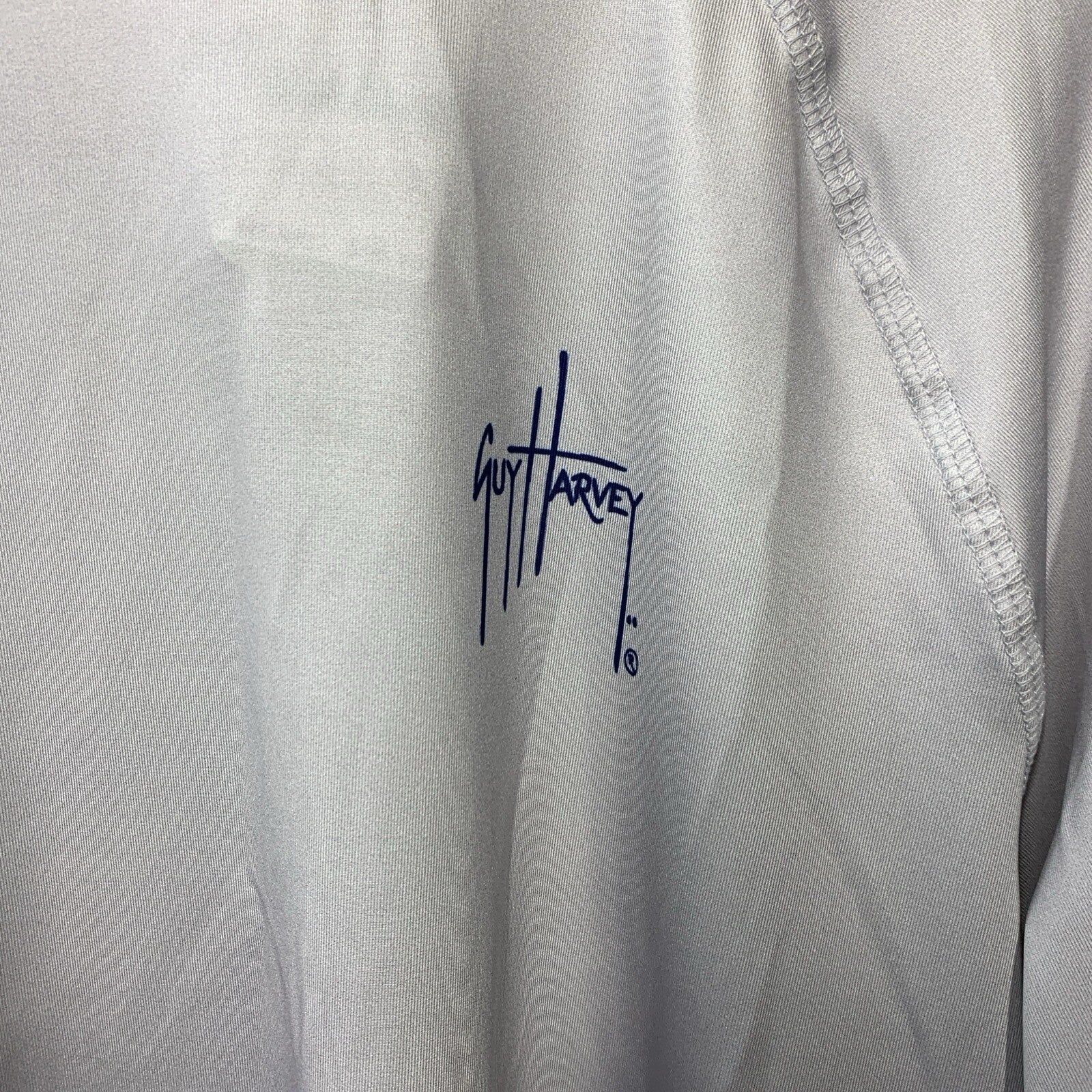 Guy Harvey Men's American Classic Performance Raglan Sun Protection Top Large