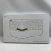 Nulea Ergonomic White 2.4G Wireless/Bluetooth Keyboard RT05 QWERTY Ergonomic