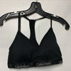 Calvin Klein Women's QP16680-001 Black Lightly Lined Bralette Bra Pull-On XL