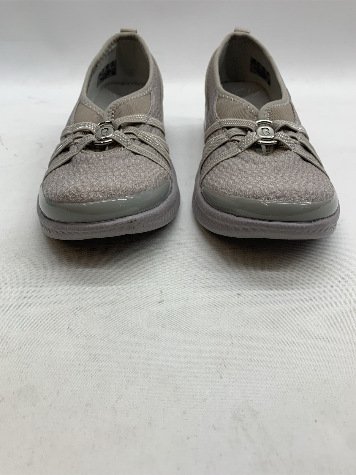 BZees Women's Niche Slip On Comfort Ballet Flat Sliver Cloud F56204F250 Size 6.5