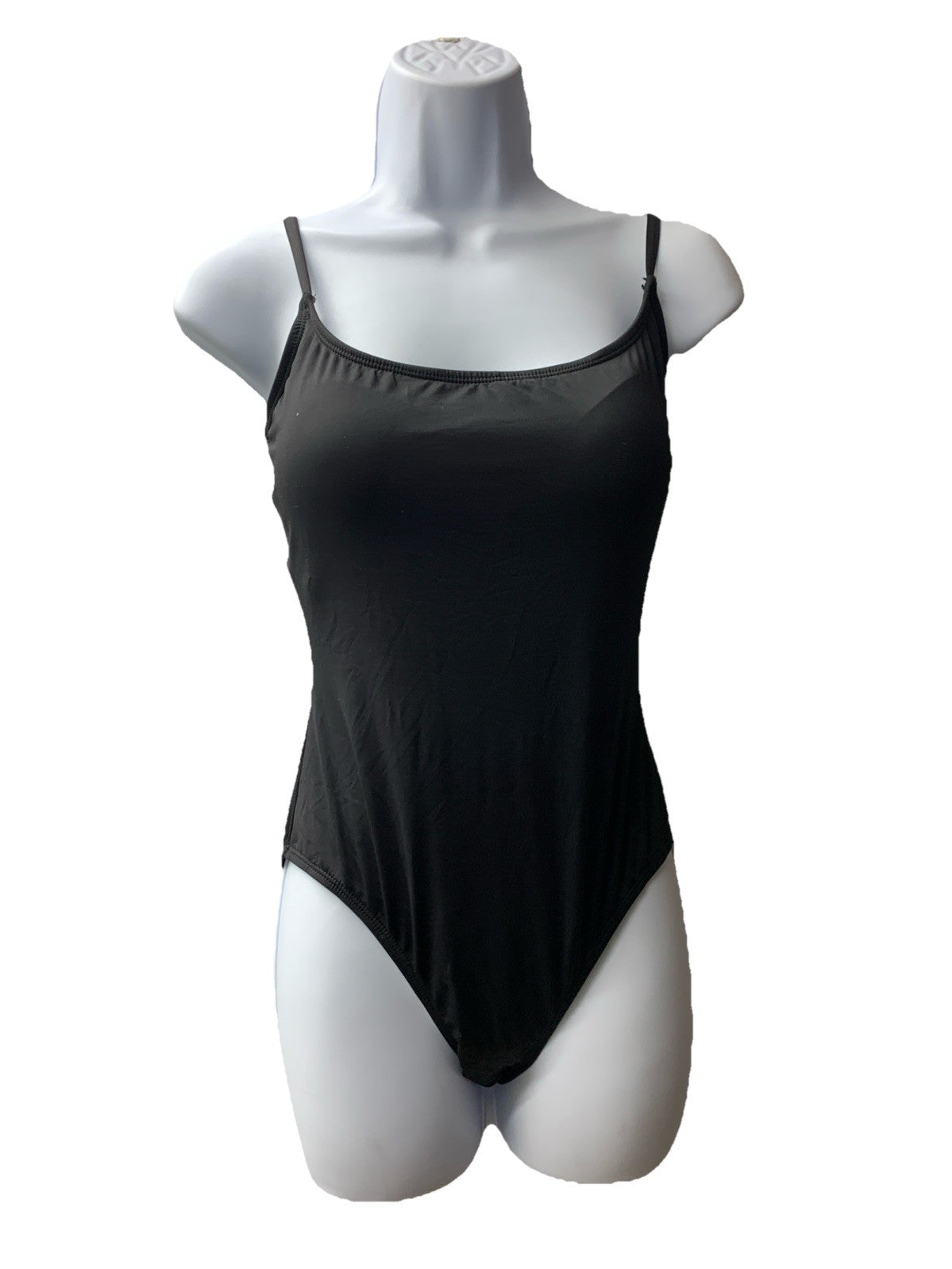 AnneCole Women's Standard Classic One Piece Swimsuit Size 10 Black Swimwear