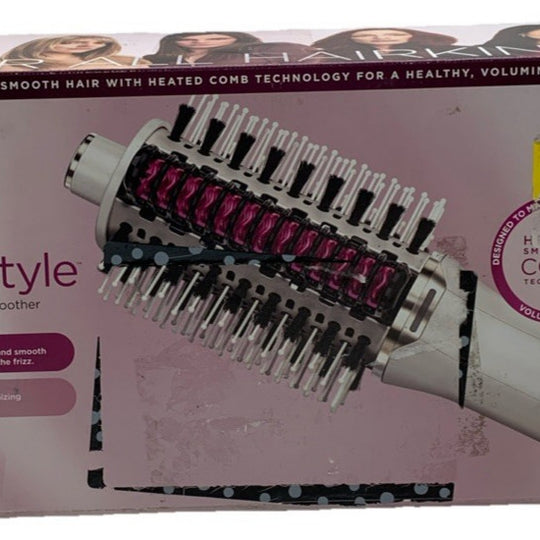 Shark SmoothStyle Heated Comb Straightener + Smoother Dry/Wet Hair Mode