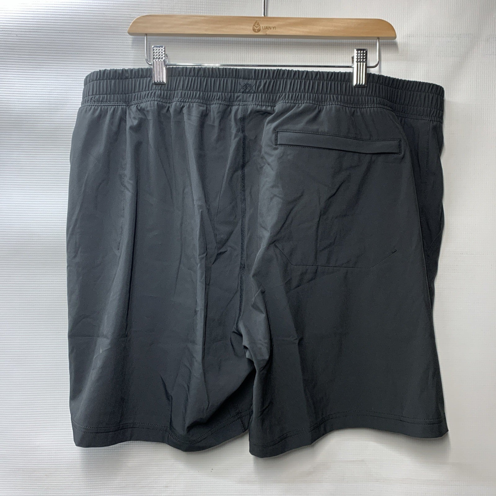 Men’s RHONE Mako Unlined 7” Inseam Stretch Black Anti-Odor Shorts Size 2XL Black