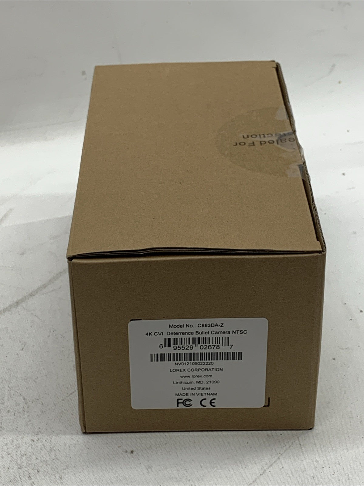 Lorex 4K Ultra HD CVI 8MP Active Deterrence Bullet Security Camera C883DA-Z