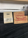 Levi's Women's 501 Original Fit Jeans Long Pants Size 25x30 Black High Rise