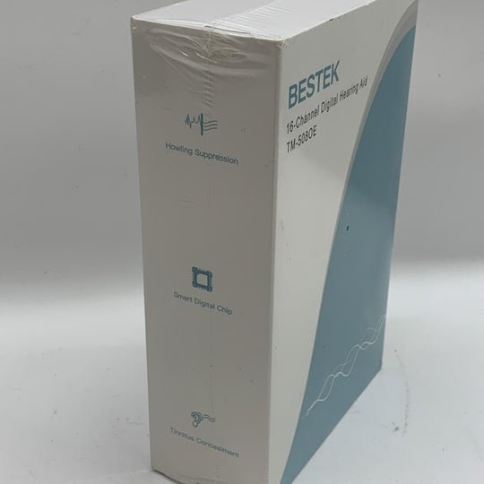 Bestek TM-5080E 16-Channel Digital Hearing Aid for Adults with Noise Reduction