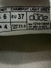 Hey Dude Wendy Chambray Casual Shoes for Women's Size 6 Rounded Toe Lightweight