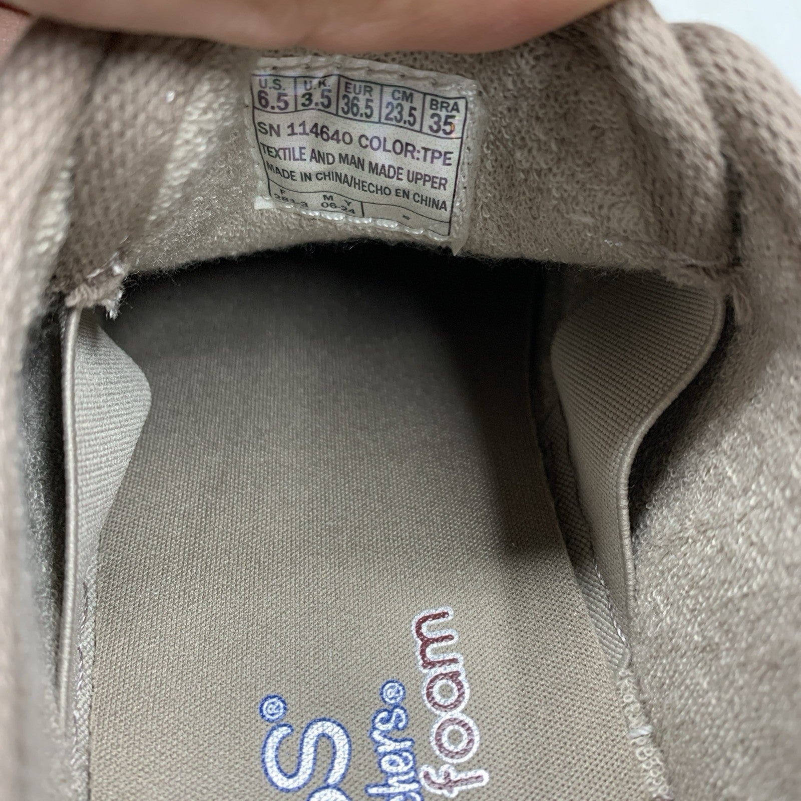 Skechers Bobs Copa Vegan Women Shoes Lace-up Sneaker 114640/TPE Low-top Size 6.5