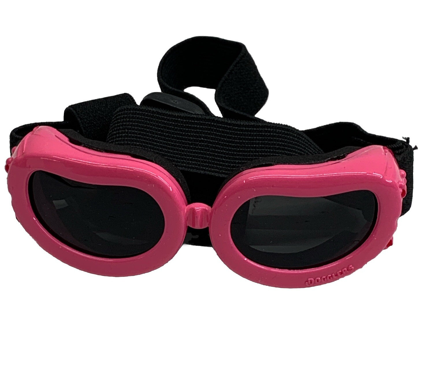 Petrich  Small Dog Goggles Pink Adjustable Head & Chin Straps 100% UV Protection