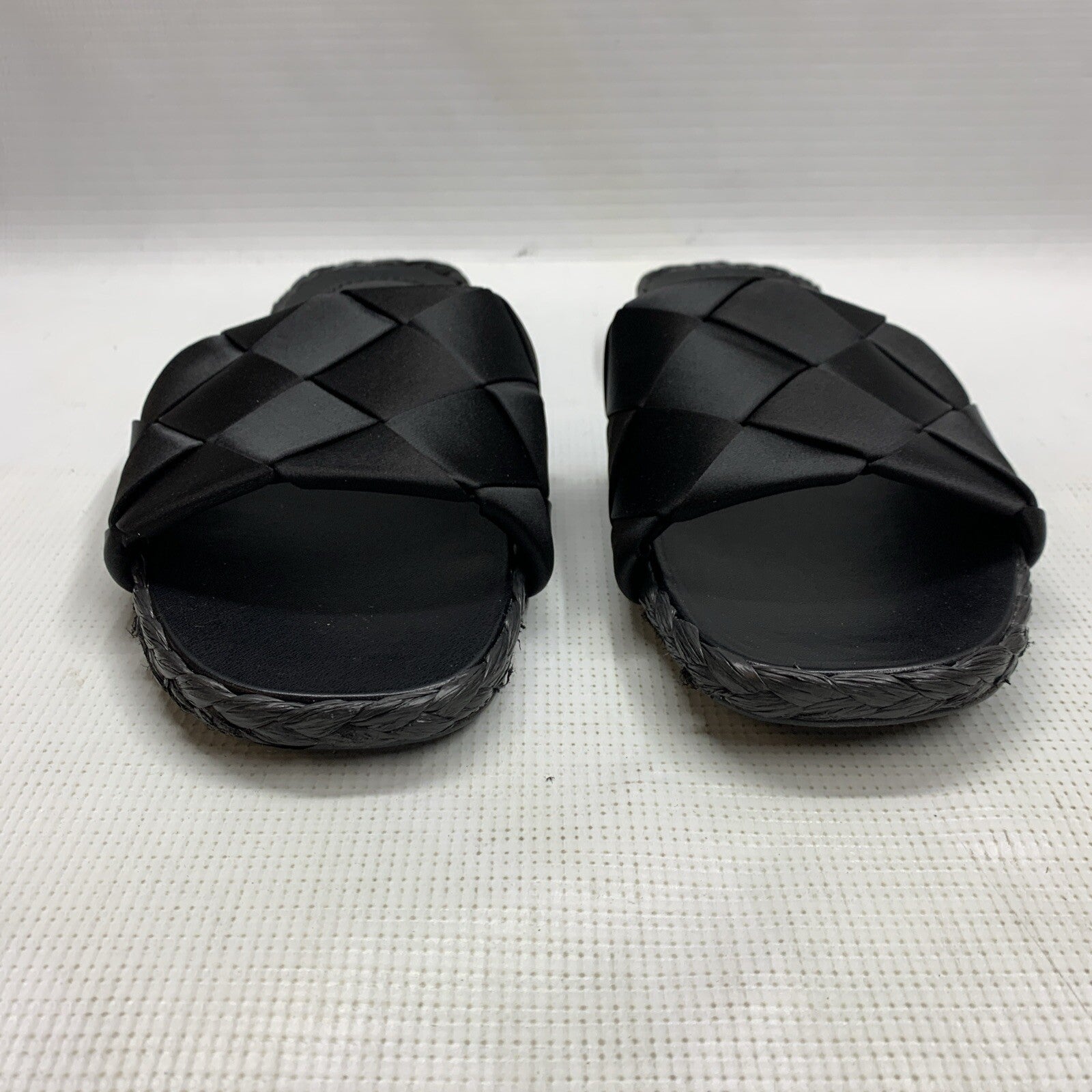 Bandolino Deedee Platform Sandal Black Size 10M Slipon Slipper BNDEEDEE2 Textile