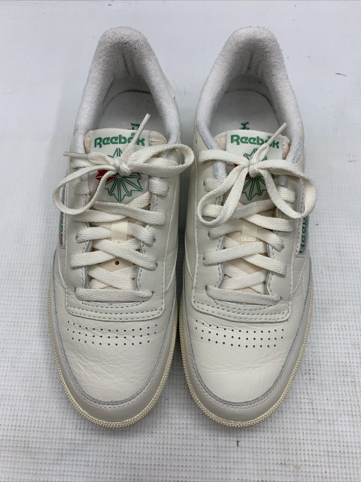 Reebok Club C 85 Vintage DV6434 Sneaker Unisex White Leather Tennis Shoes 9.5