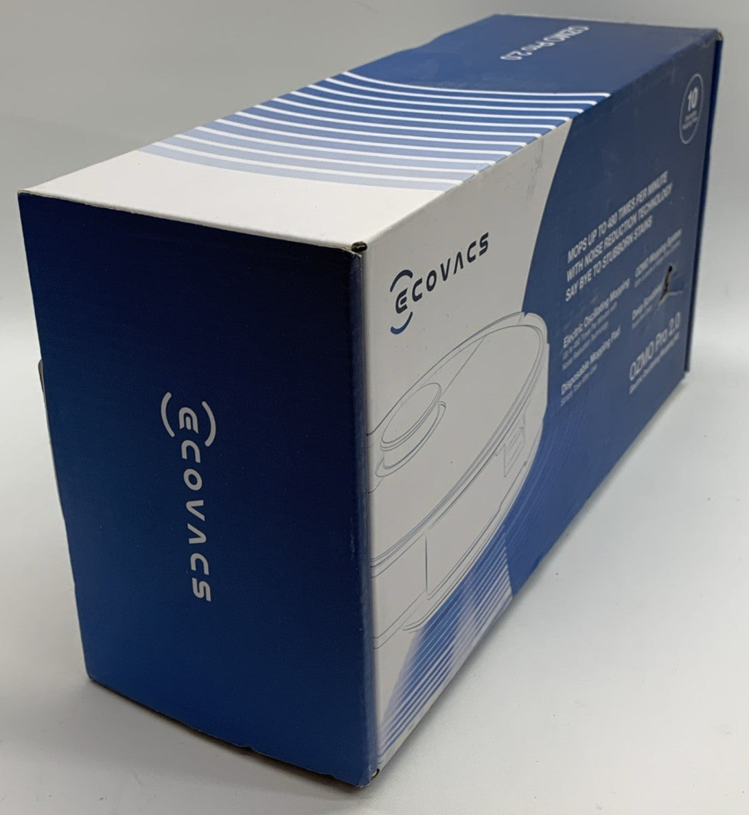 Ecovacs Ozmo Pro 2.0 Electric Oscillating Mopping System Kit Deep Scrubbing Mode