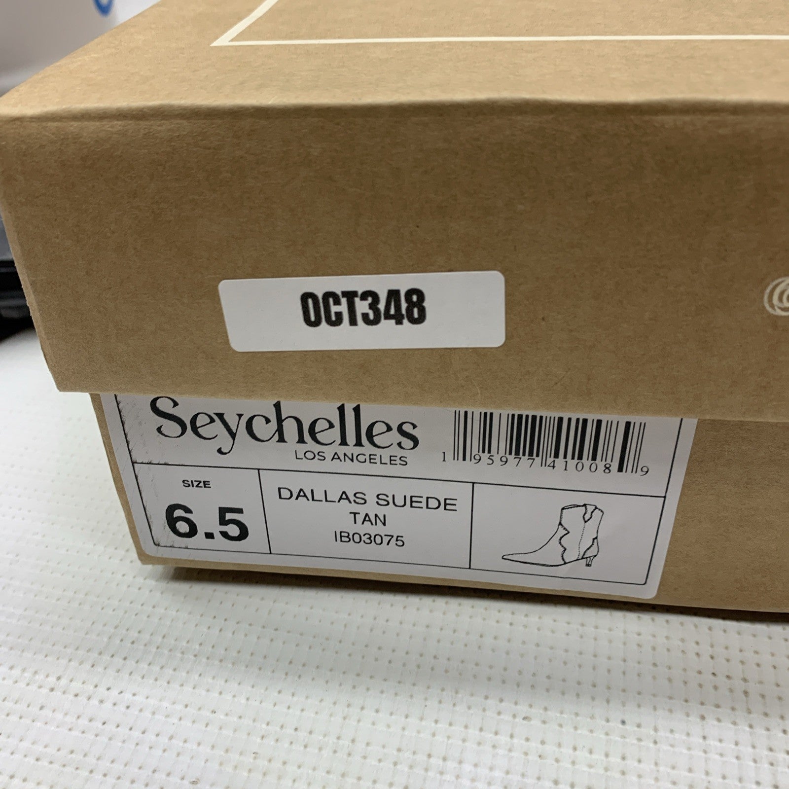 Seychelles Dallas Women's Boot Dallas Suede Tan Pointed Toe IB03075 Size 6.5