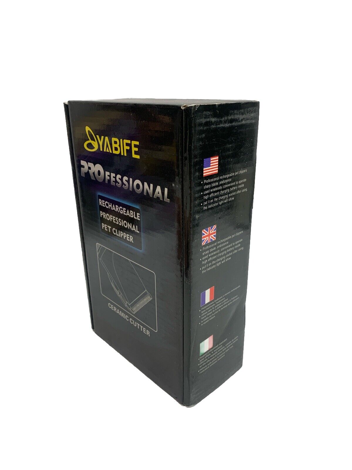 YABIFE Professional Dog Clipper Rechargeable Cordless Dog Grooming Kit Ceramic