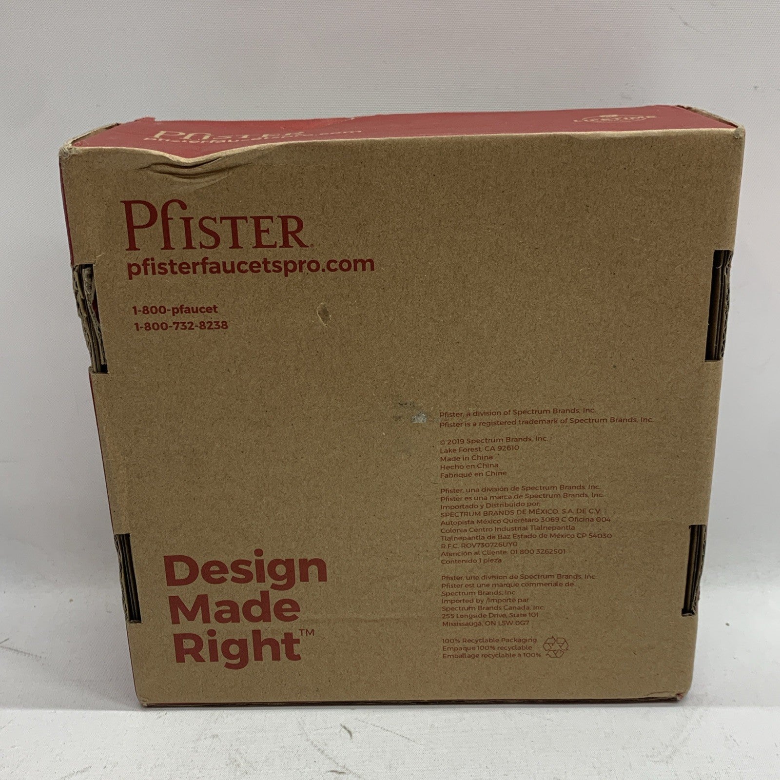 Pfister 015-HV1Y Hanover Shower Head Traditional 1.5GPM Round, Tuscan Bronze