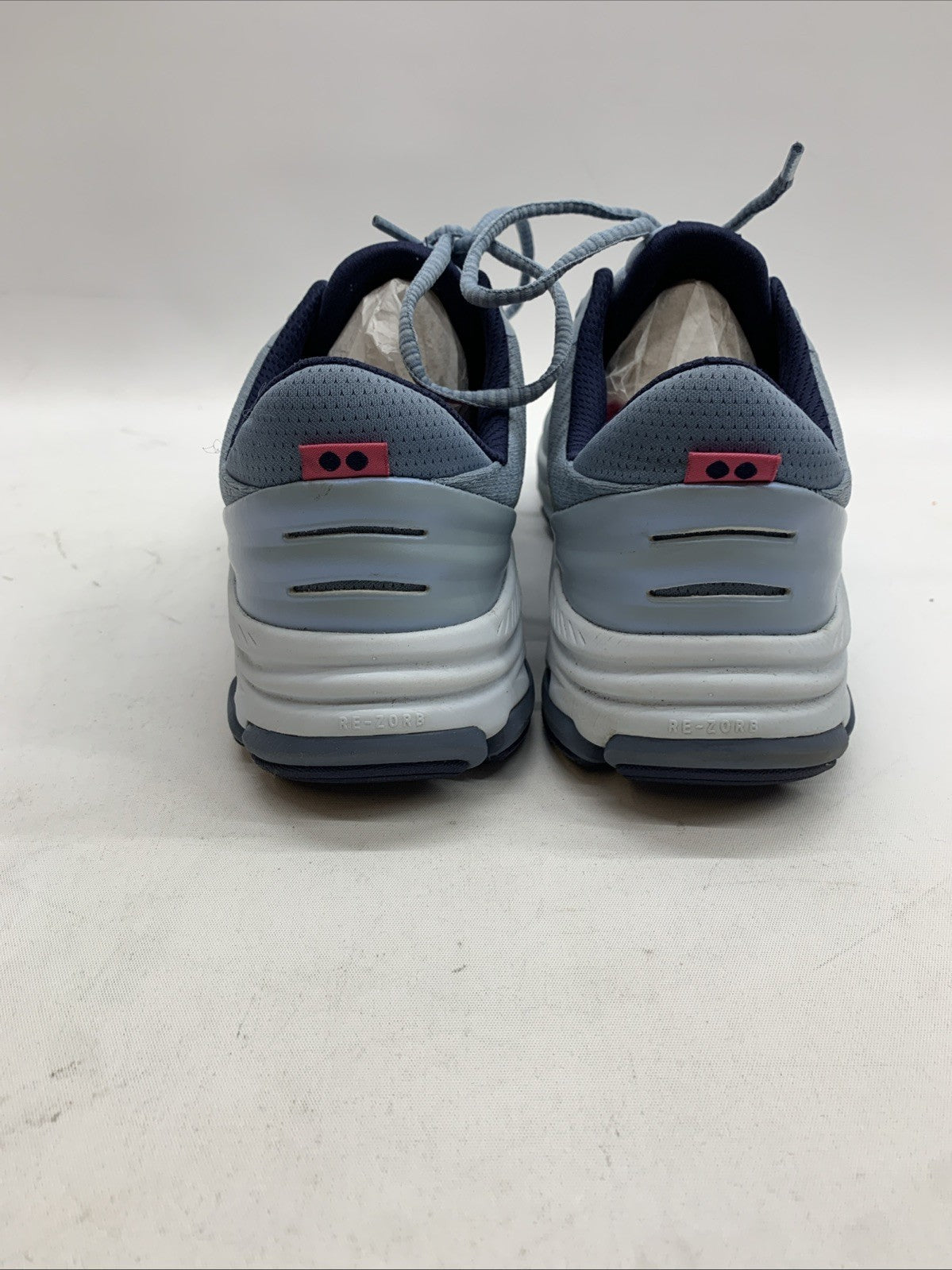 Ryka Women's Devotoin X Max WalkingRunning  Shoe US Size 7W Blue Lace-up Sneaker