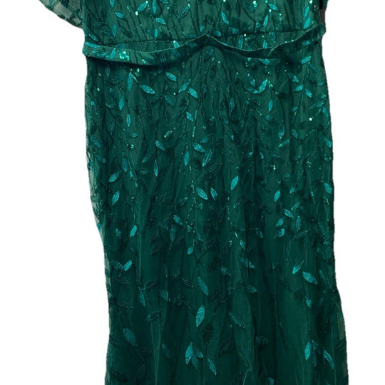 Ever-Pretty Women's Mermaid Formal Party Evening Dress Sequins V-Neck Size 18