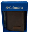 Columbia Men's RFID Slim Trifold Security Wallet RFID Blocking Shield Compact