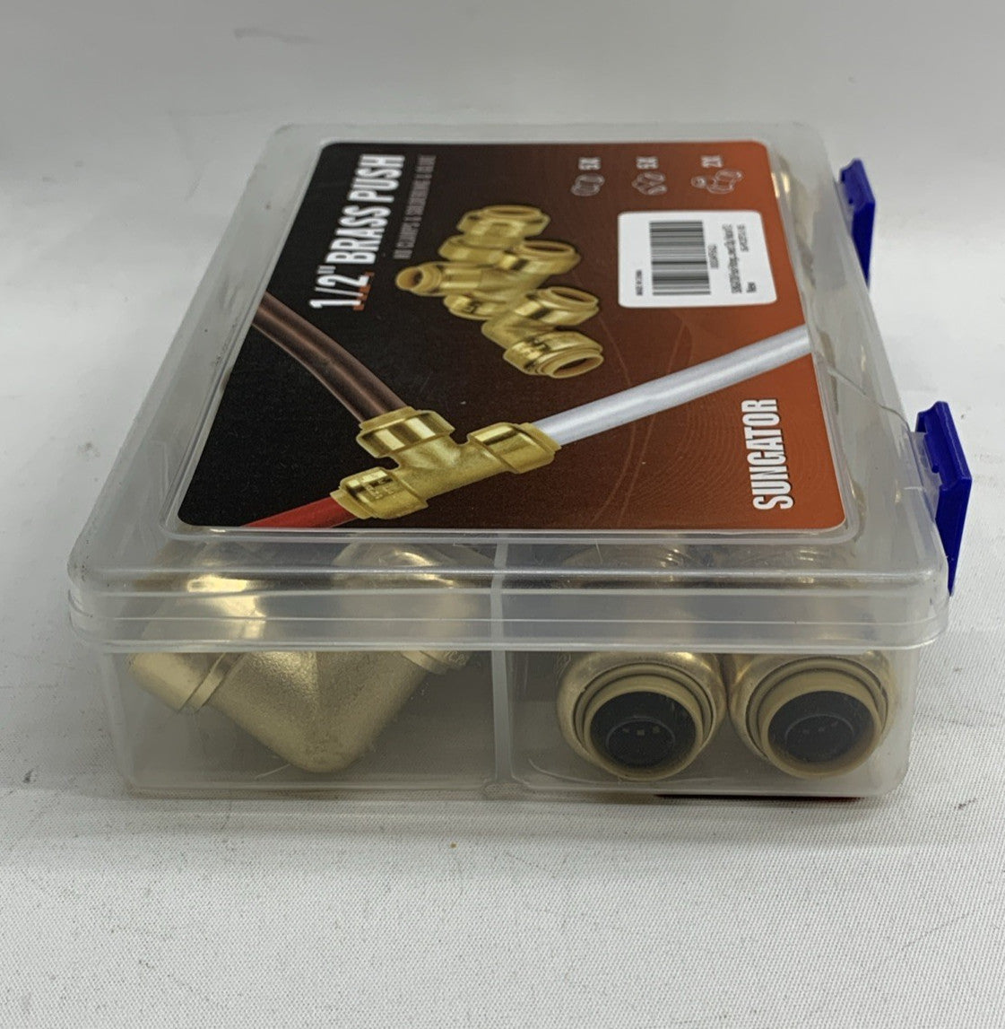 Sungator Plumbing Fittings 1/2 Inch Push Pex Fittings 1/2 Inch, 5 Each Coupling
