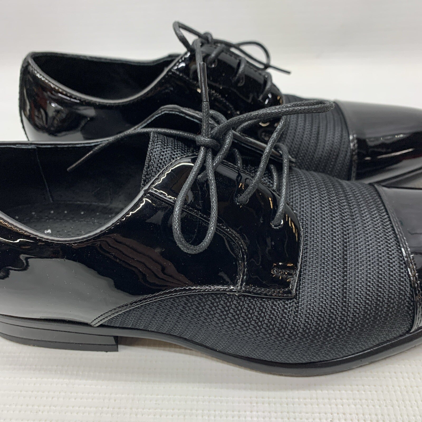 Man's Oxfords Stacy Adams Pharaoh Cap Toe Oxford 9M Black Lace-up Formal Shoes