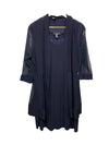 R&M Richards Short Mother of The Bride Formal Dress Size PXL Navy 8271P 2 Piece
