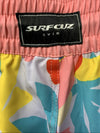 SURFCUZ Quick Dry Board Shorts Women's Size Large Floral Print Surf Beach Short