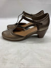Easy Spirit Women's Cara Pump Bronze 750 Sz 10M T-Strap Upper Mid Heeled Sandal