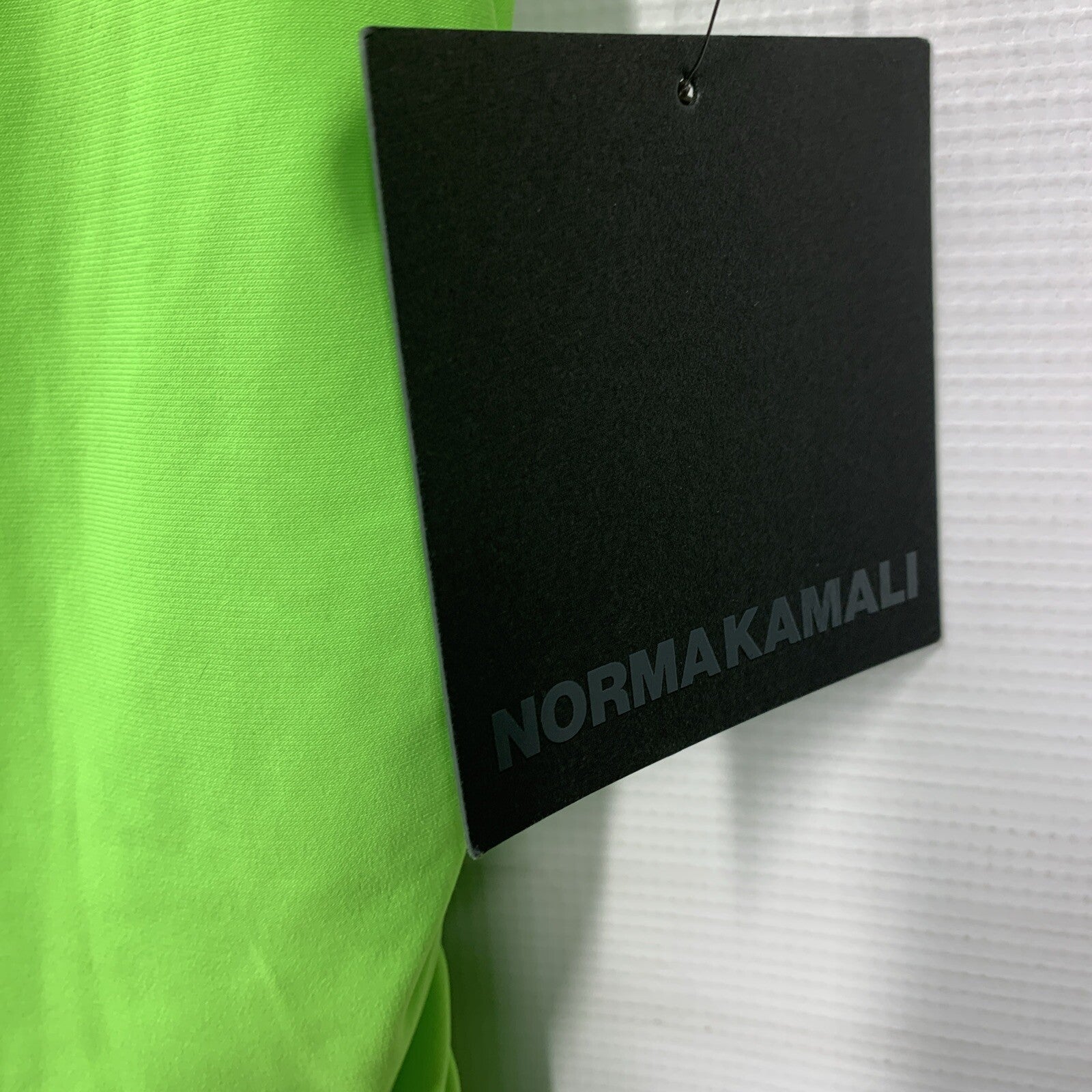 Norma Kamali Women's Sleeveless Pickleball Mini Dress Neon Green Size XS/3-4