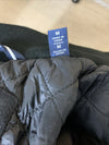 Dockers Men's Henry Wool Blend Top Coat Black Size Large Long Sleeve with Pocket
