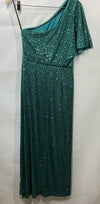 Maggy London Women's Holiday Green Sequin Dress Event Occasion Cocktail Size 4