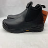 MWork Romeo Men's Steel Toe Ankle Slip-on Work Boots Black Size 10 MW2301-11