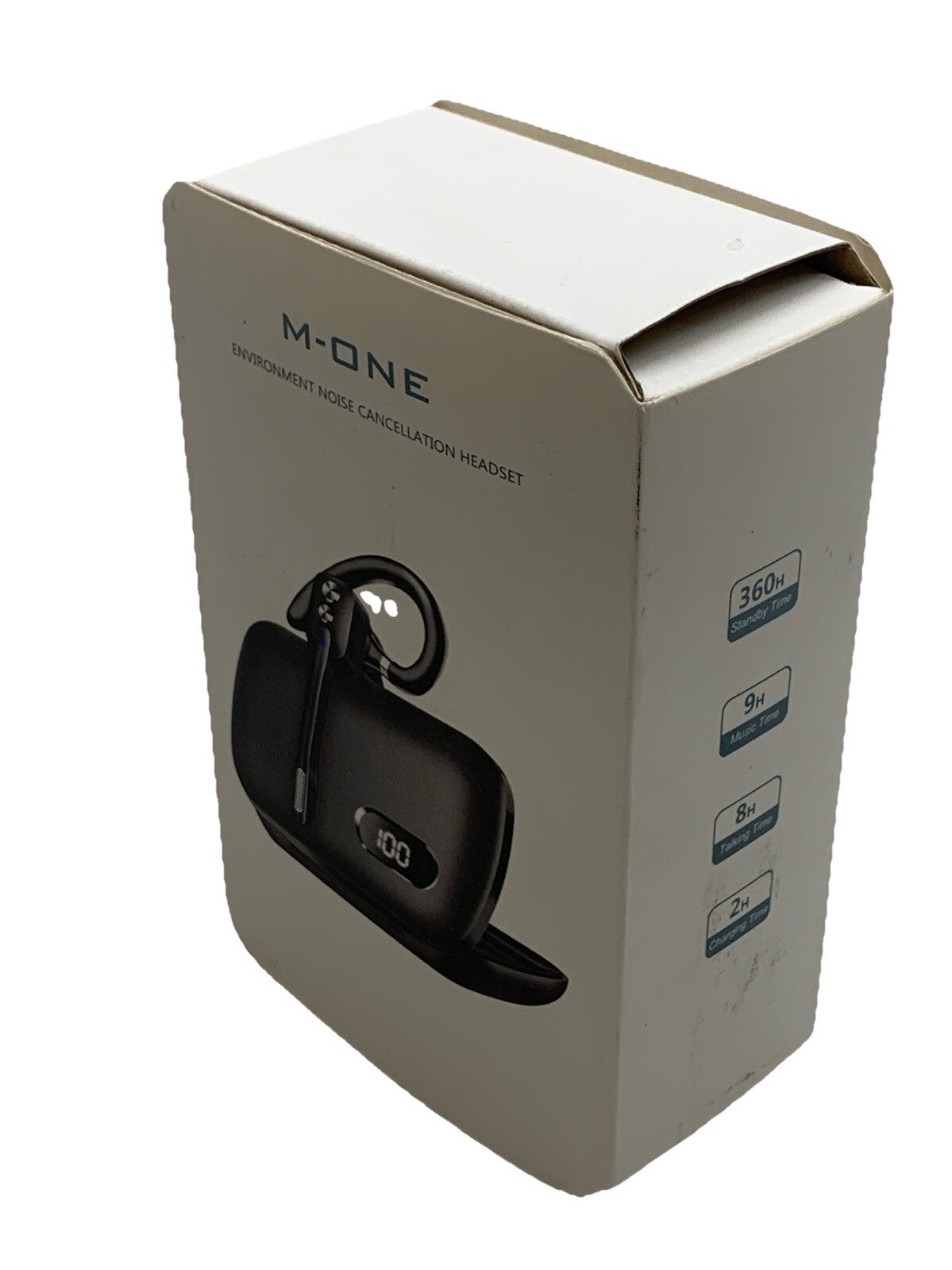 Bluetooth Headset, Wireless Bluetooth Earpiece with Dual-Mic & Noise Canceling