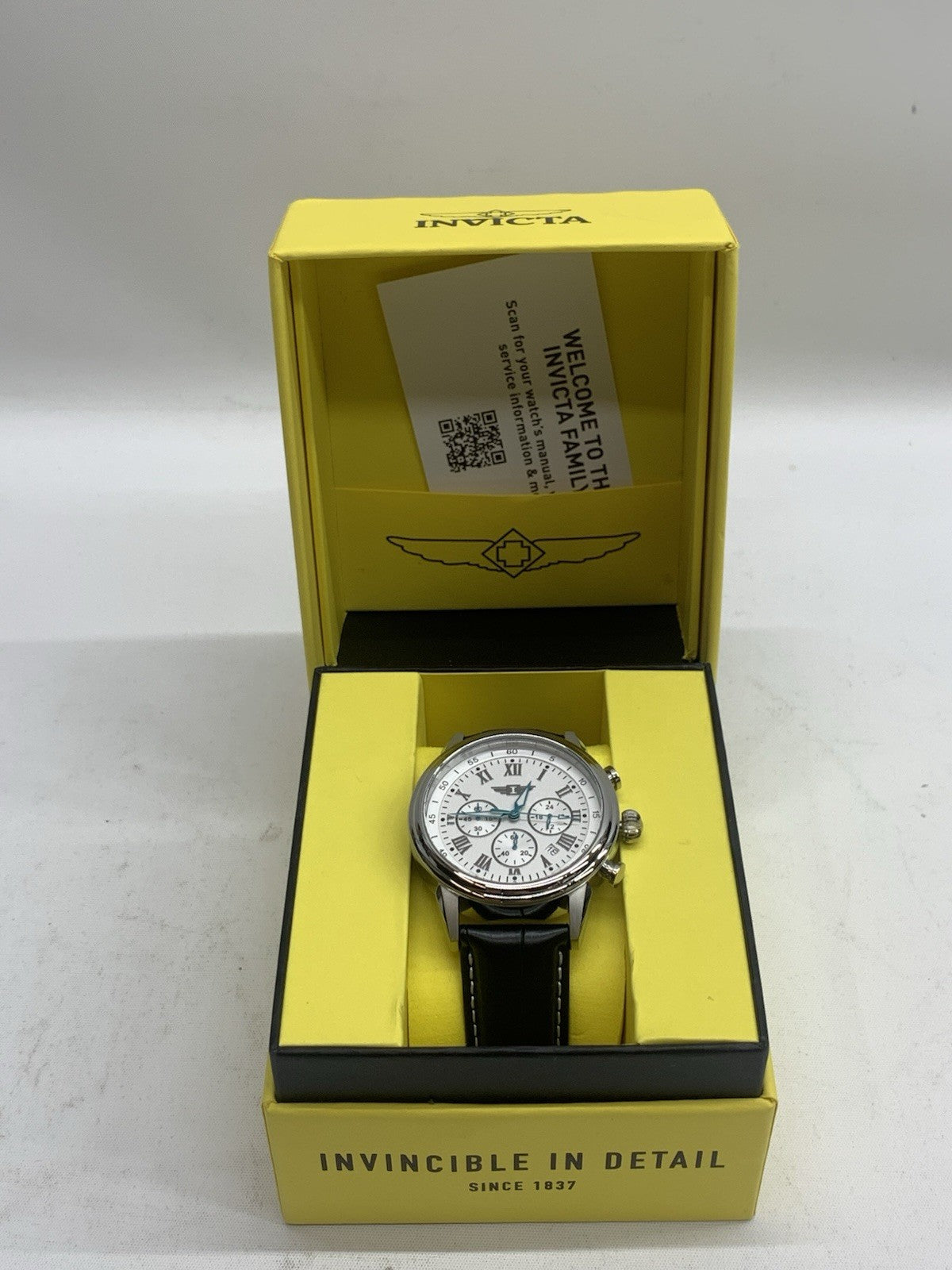 I by Invicta Chronograph Dial Men's Watch Stainless Steel Case IBI-90242-002