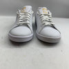 adidas Originals Women's Stan Smith Sneakers White/Gold Metallic Lace-up Size 7