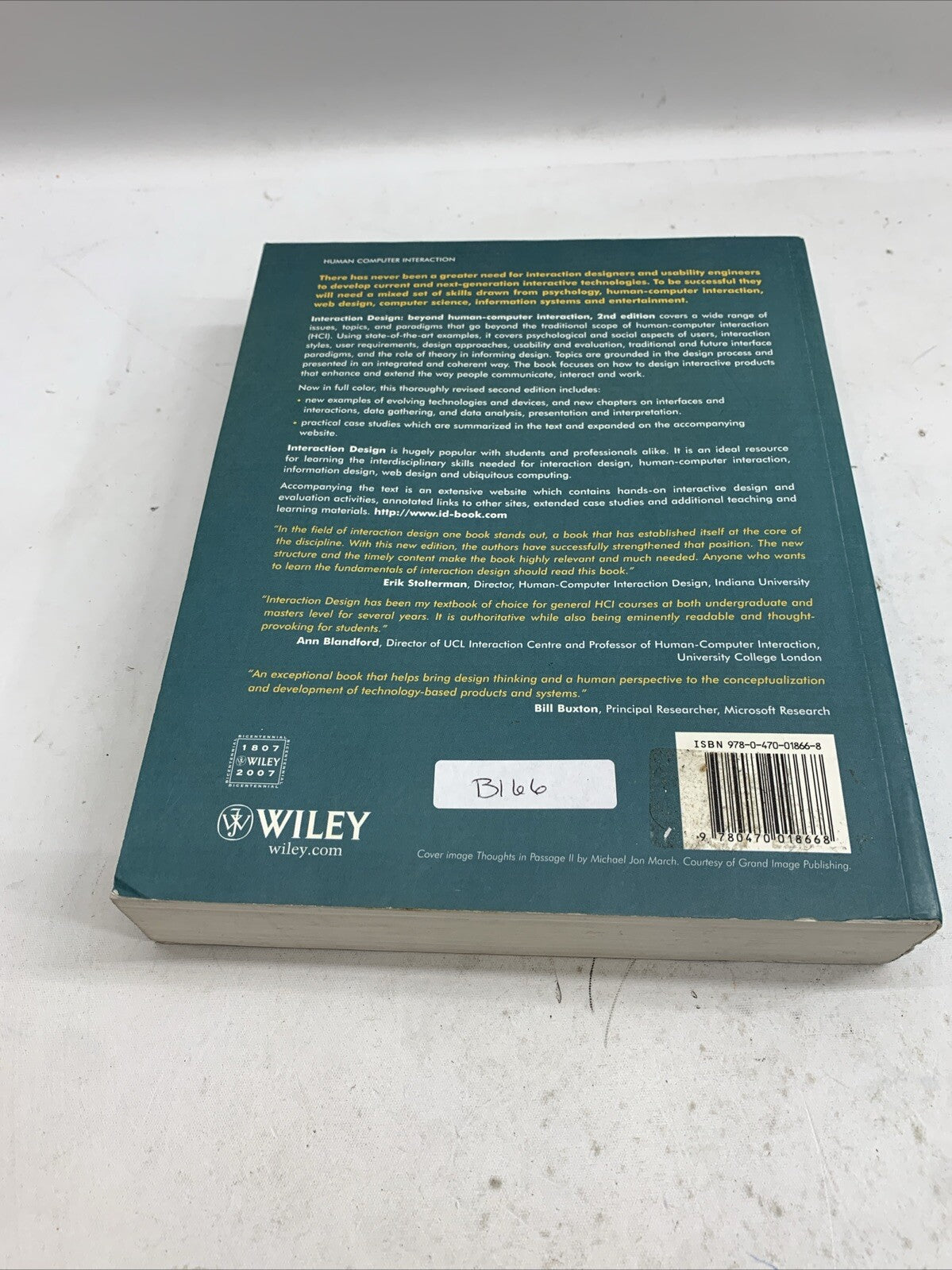 Interaction Design: Beyond Human-Computer Interaction - Paperback - VERY GOOD
