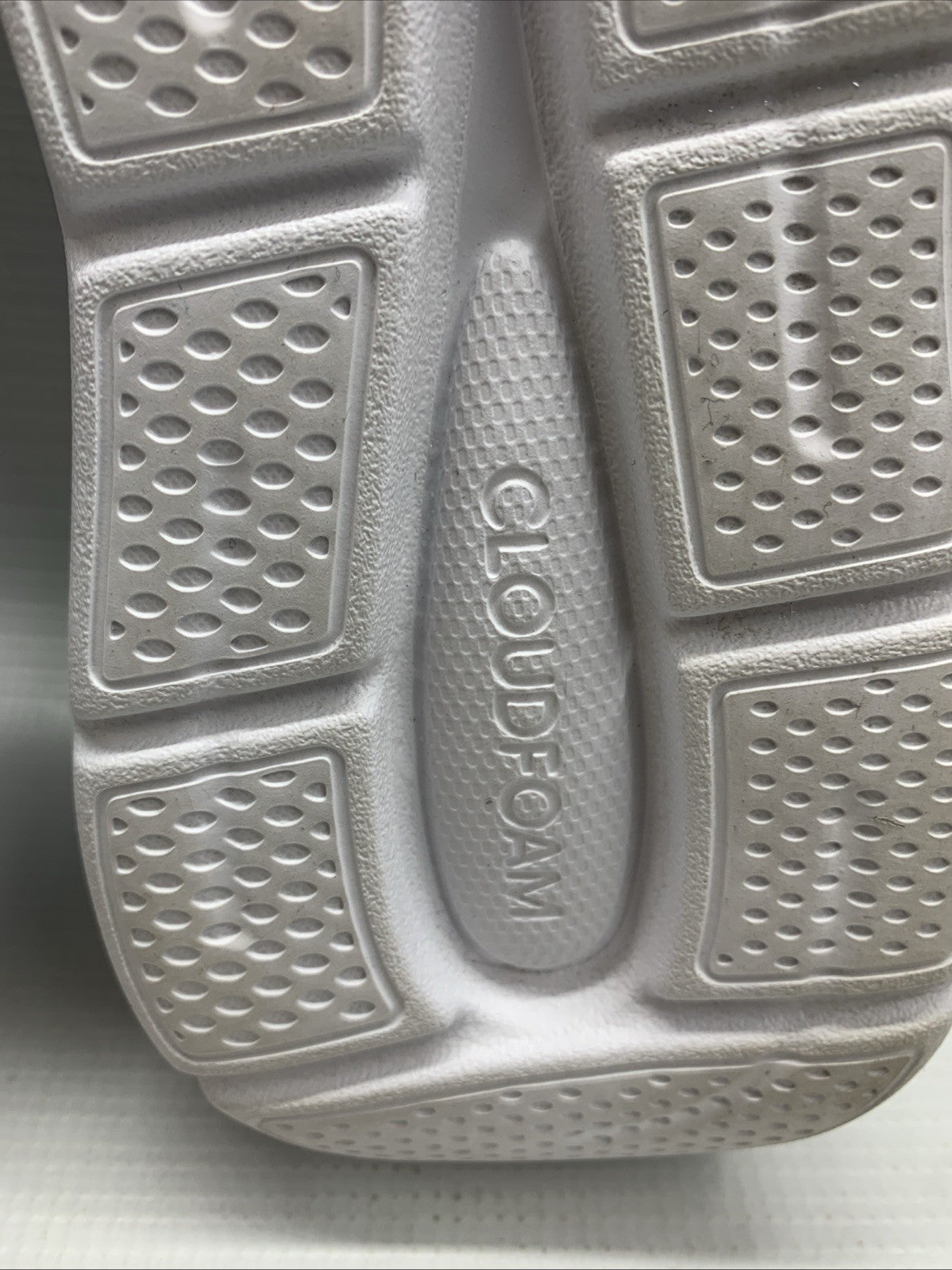 Adidas Cloudfoam Comfy Elastic Lace Ortholite Lace-up White IH3609 Men's Size 9