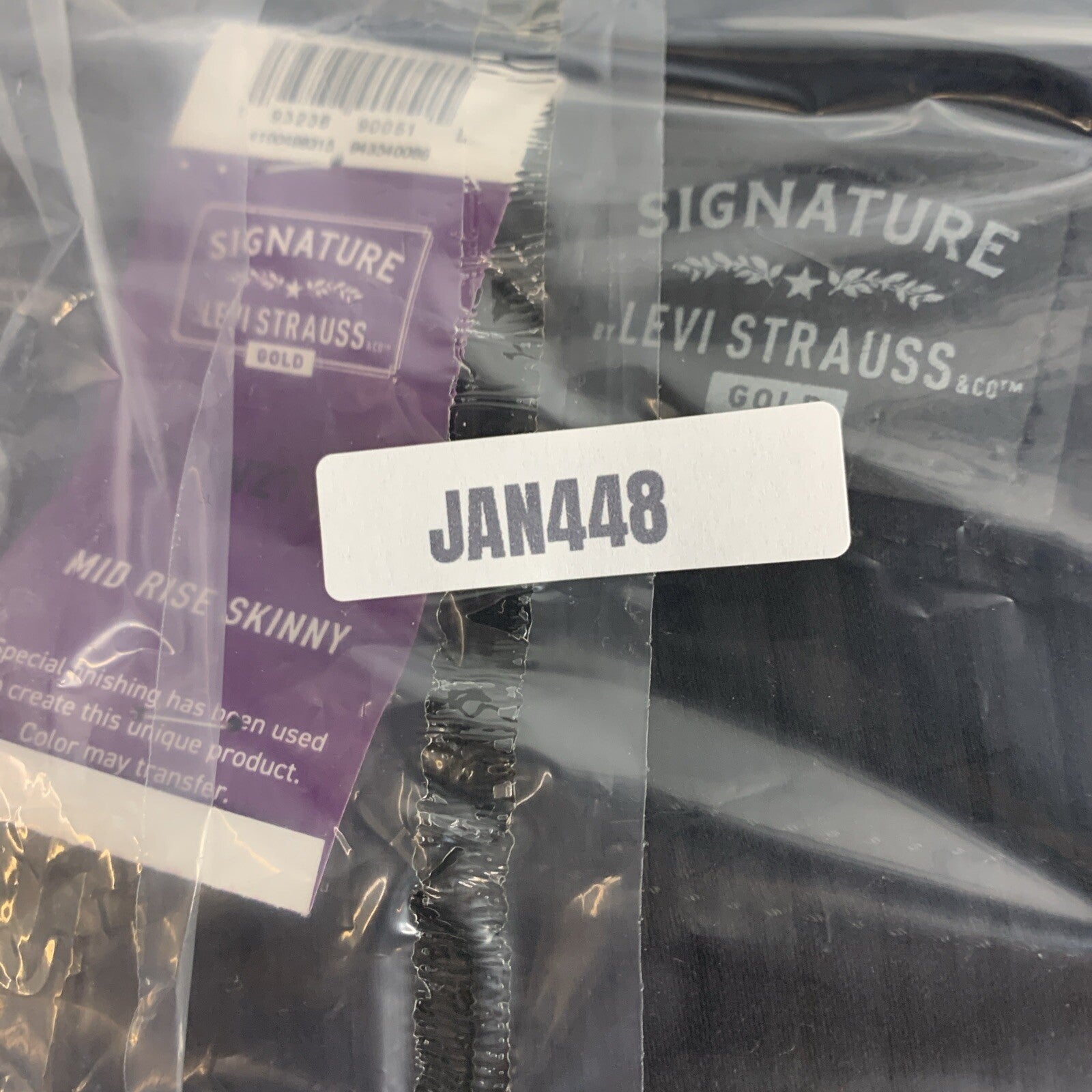 Signature Strauss & Co Gold Label Mid-Rise Skinny Jeans Size 4S 27x28 Long Pants