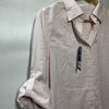 Huk Women's Standard Tide Point Long Sleeve Collared Fishing Shirt Pink Medium